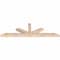Ekena Millwork Saratoga Smooth Timber Gable Bracket, Douglas Fir, 72"W x 21"H x 3 1/2"D x 3 1/2"F, 7/12 Pitch GBW072X21X0404SAR00SDF - alternate 4